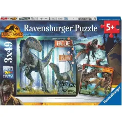 Puzzle Ravensburger Jurassic World Dominion 3x49 piezas 056569