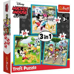 Puzzle Trefl Mickey Mouse con amigos de 20-36-50 piezas 34846