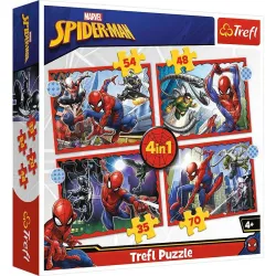 Puzzle Trefl El heroico Spiderman de 35, 48, 54, 70 piezas 34384