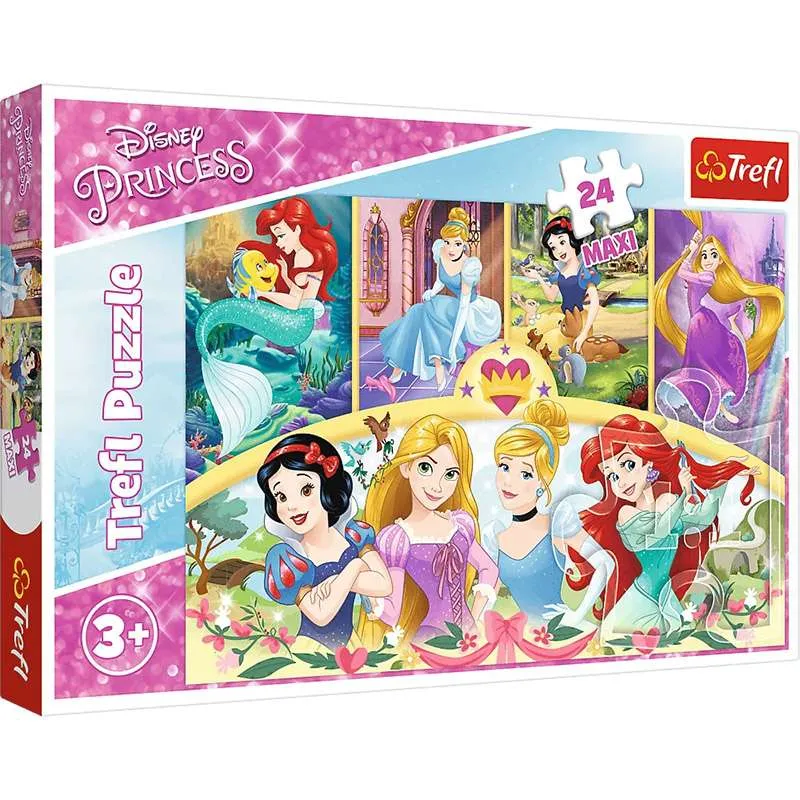 Puzzle Trefl Princesas Disney La magia de los recuerdos de 24 piezas Maxi 14294