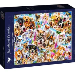 Bluebird Puzzle Collage de mascotas selfie de 1000 piezas 90232