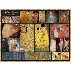 Puzzle Grafika Collage - Gustav Klimt de 2000 piezas