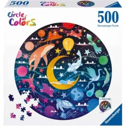 Puzzle Ravensburger Circulo de colores, Sueños de 500 piezas 120008187