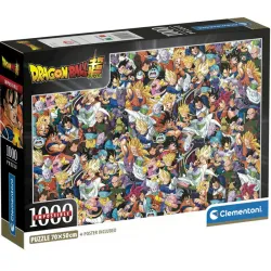 Comprar Puzzle Clementoni Imposible Dragon Ball de 1000 piezas 39918