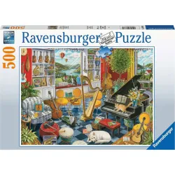 Puzzle Ravensburger Sala de música de 500 piezas 168361