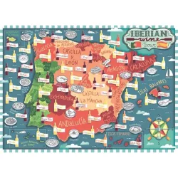 Comprar Puzzle Ravensburger Mapa de vinos Ibéricos de 1000 piezas