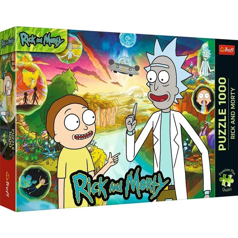 Clementoni - Rick & Morty - Puzzle 1000 Piezas para Adultos, Arte de la Serie Animada, Imágenes de Alta Definición, Materiales Sostenibles, 70 X 50 cm, 39790 Clementoni - Rick & Morty - Puzzle 1000 Piezas para Adultos, Arte de la Serie Animada, Imágenes de Alta Definición, Materiales Sostenibles, 70 X 50 cm, 39790