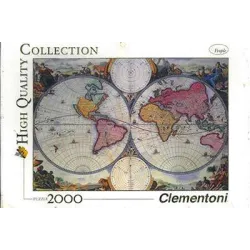 Puzzle Clementoni 2000 piezas Mapa antiguo 32501