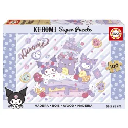 Comprar Puzzle Educa Madera Kuromi de 100 piezas 20509